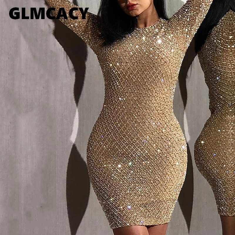 Women Mesh Shiny Bodycon Mini Dress Long Sleeve Sexy Party Club O Neck Mini Dress Sparkly Vestidos
Women Mesh Shiny Bodycon Mini Dress Long Sleeve Sexy Party Club O Neck Mini Dress Sparkly Vestidos