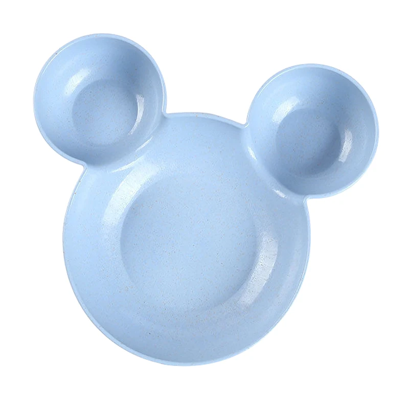 Creative Kids Bowl Sub Salad Plate Pure Natural Plastic Tableware Dinnerware 4 Colors
