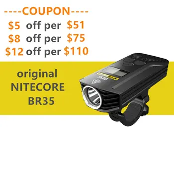 CP NITECORE BR35 Rechargeable Bike Light 1800 Lumens double LIght built-in 6800 mAh Battery
CP NITECORE BR35 Rechargeable Bike Light 1800 Lumens double LIght built-in 6800 mAh Battery