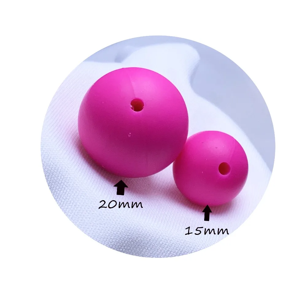 100pcs silicone 20mm round beads, large bead Eco-friendly Sensory Teething Necklace Food Grade Nursing DIY Jewelry Baby Teethers
100pcs silicone 20mm round beads, large bead Eco-friendly Sensory Teething Necklace Food Grade Nursing DIY Jewelry Baby Teethers