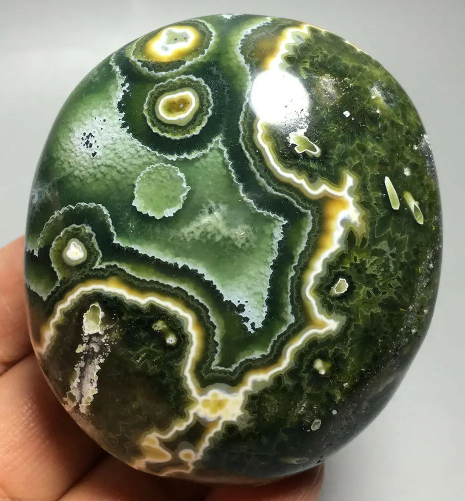 219g RARE NATURAL OCEAN JASPER QUARTZ CRYSTAL sphere BALL HEALING crystal healing stones
219g RARE NATURAL OCEAN JASPER QUARTZ CRYSTAL sphere BALL HEALING crystal healing stones