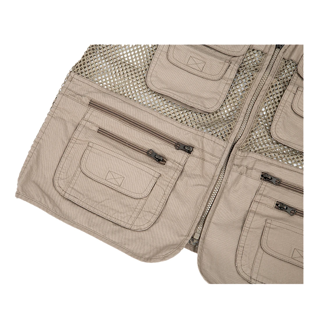 Cameraman Vest Summer Men Reporter Vest Multi Pockets Sleeveless