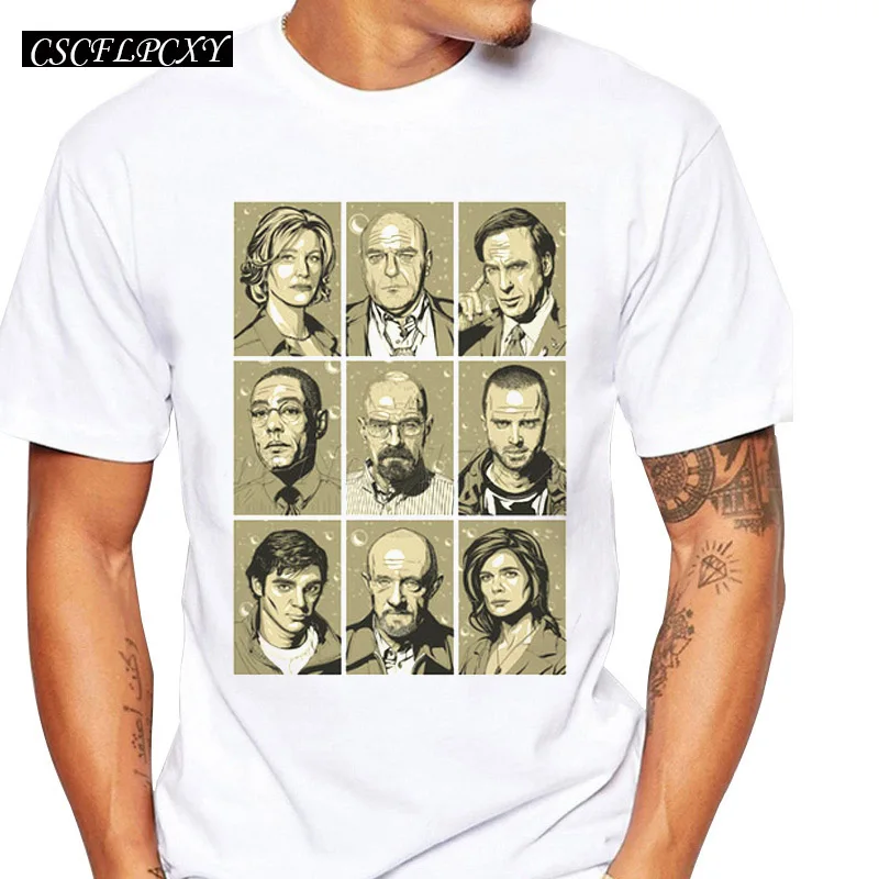 Popular men t shirt breaking bad characters retro printed male fashion tee short sleeve casual tops hipster funny cool shirts1
Popular men t shirt breaking bad characters retro printed male fashion tee short sleeve casual tops hipster funny cool shirts1