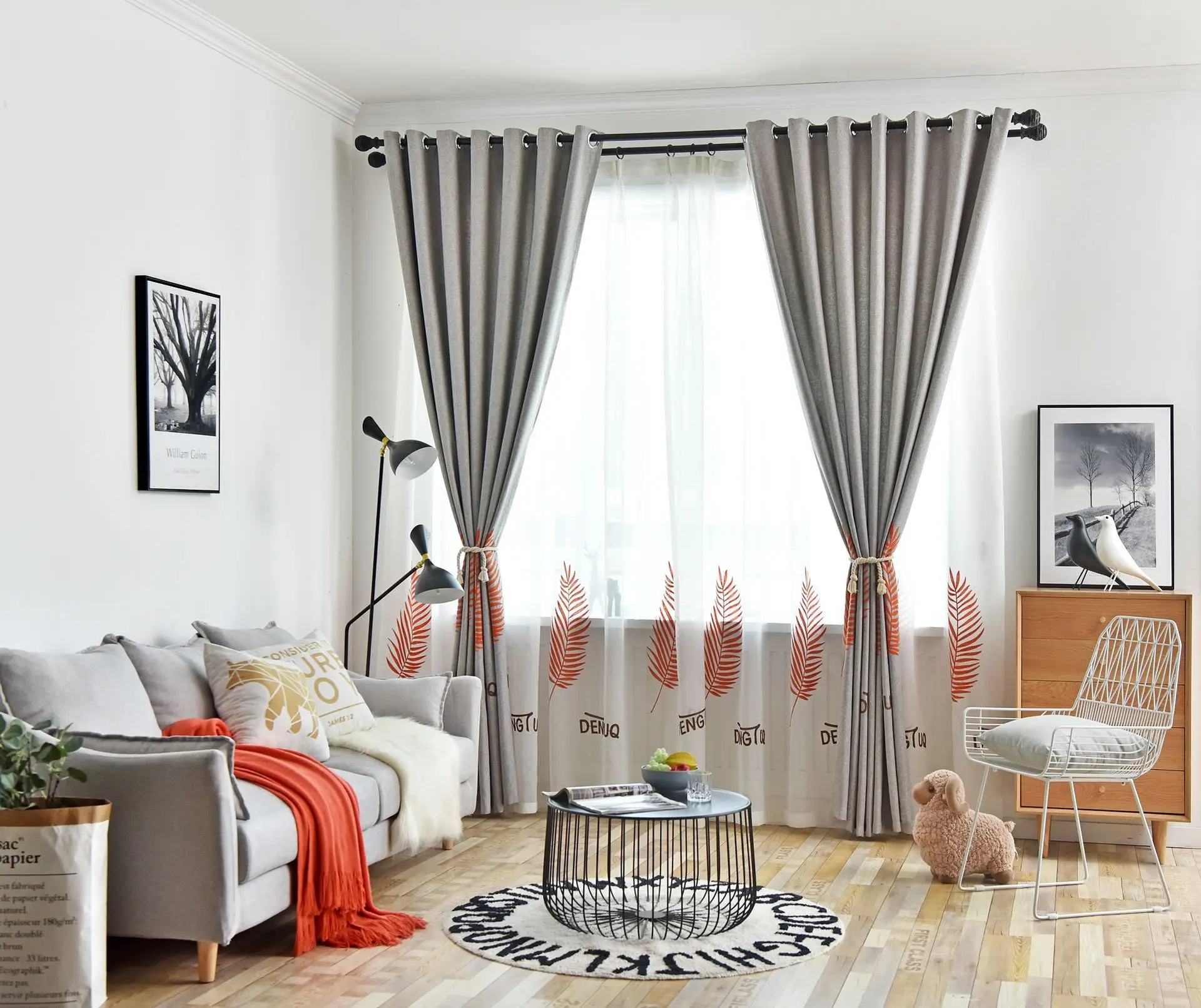 Скандинавские шторы