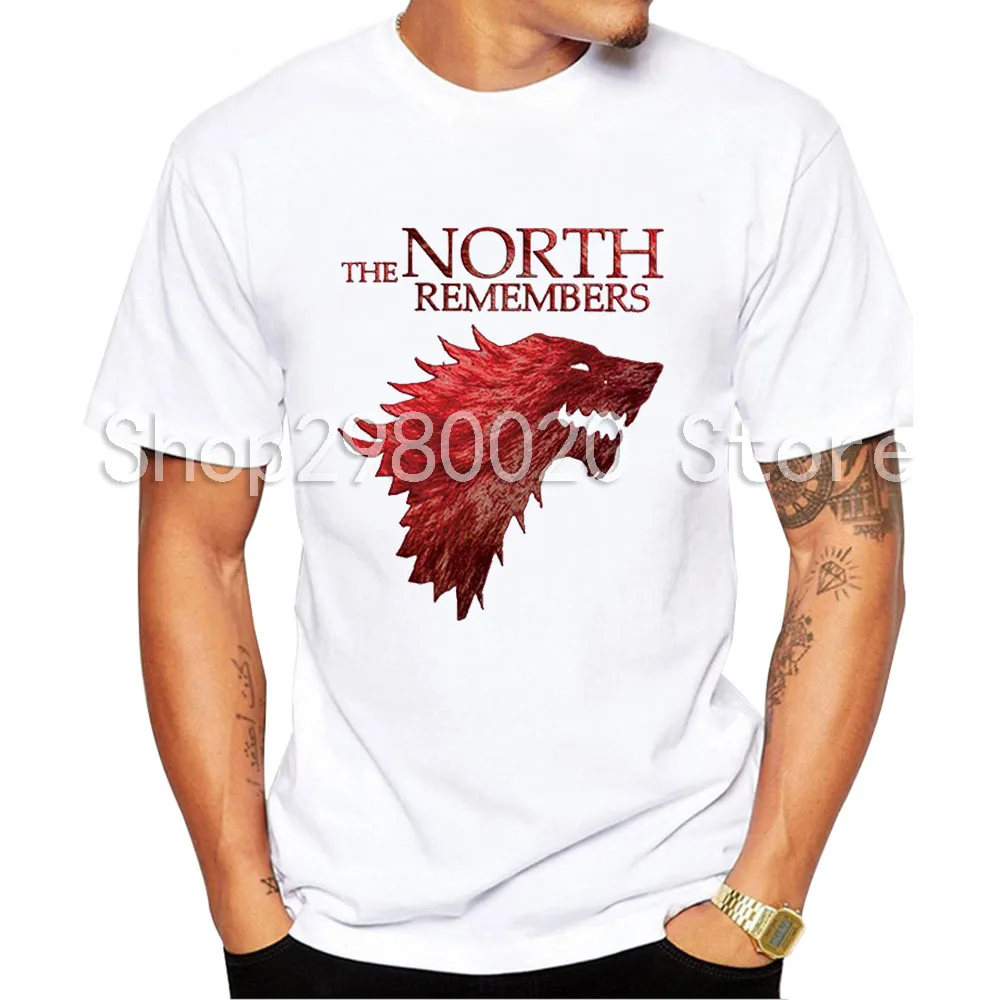 Tshirt Homme 2018 New Game of Thrones T Shirt Men Cool The North Remembers Blood Wolf T-shirt Men's Tee Shirts Camisetas Hombre
Tshirt Homme 2018 New Game of Thrones T Shirt Men Cool The North Remembers Blood Wolf T-shirt Men's Tee Shirts Camisetas Hombre