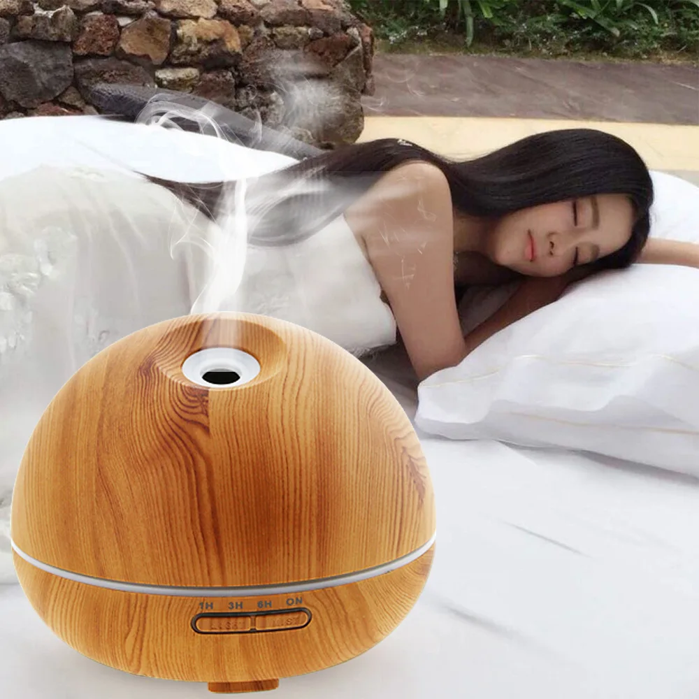 300ML Ultrasonic Air Humidifiers Bread Type Anion Air Purifier Wood Aroma Diffuser Essential Oil Diffuser For Home Aromatherapy
300ML Ultrasonic Air Humidifiers Bread Type Anion Air Purifier Wood Aroma Diffuser Essential Oil Diffuser For Home Aromatherapy