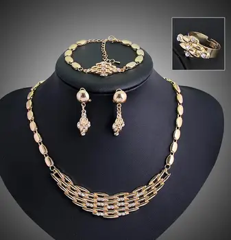 Jewelry Set J Gold Filled Vintage Style Women Pendant Necklace Bracelet Ring Earrings set For Women Jewelry
Jewelry Set J Gold Filled Vintage Style Women Pendant Necklace Bracelet Ring Earrings set For Women Jewelry