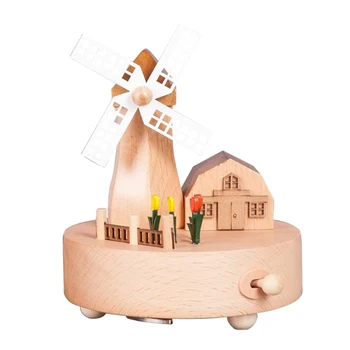 NICEXMAS 1Pc Music Box Handmade Wind up Beautiful Mechanical Music Box Gift Wooden Melody Box for Birthday Valentines Day
NICEXMAS 1Pc Music Box Handmade Wind up Beautiful Mechanical Music Box Gift Wooden Melody Box for Birthday Valentines Day