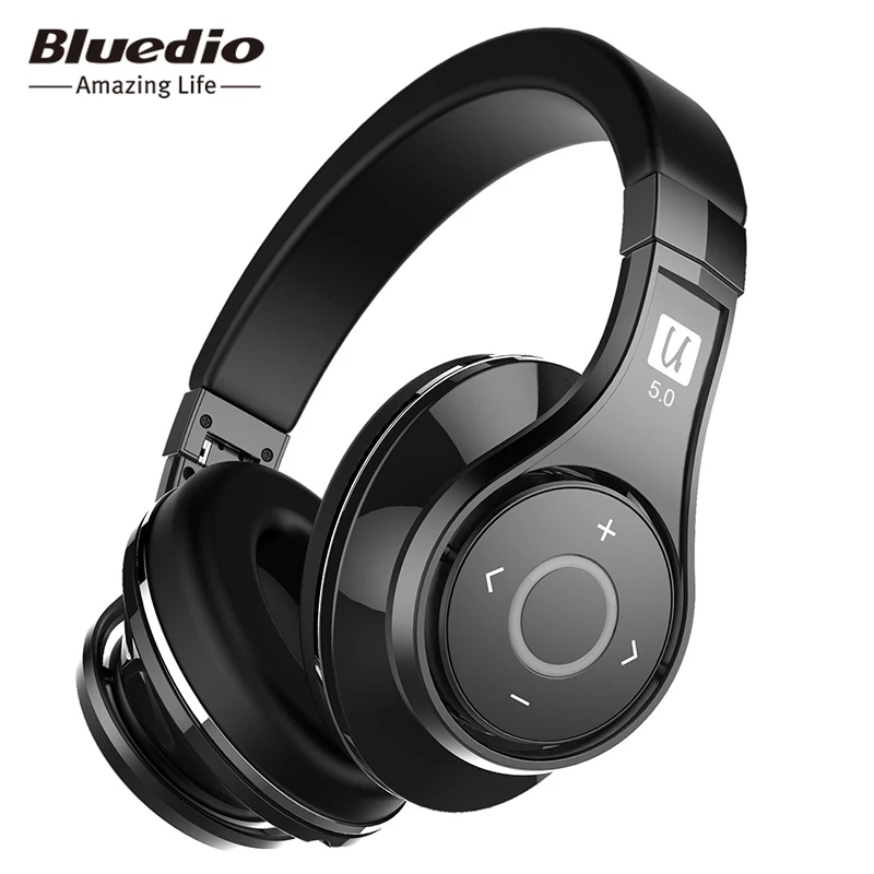 

Bluedio U UFO 2 High-End Bluetooth Headphone Patented 8 Drivers HiFi Wireless Headset Supported APTX And Voice Control