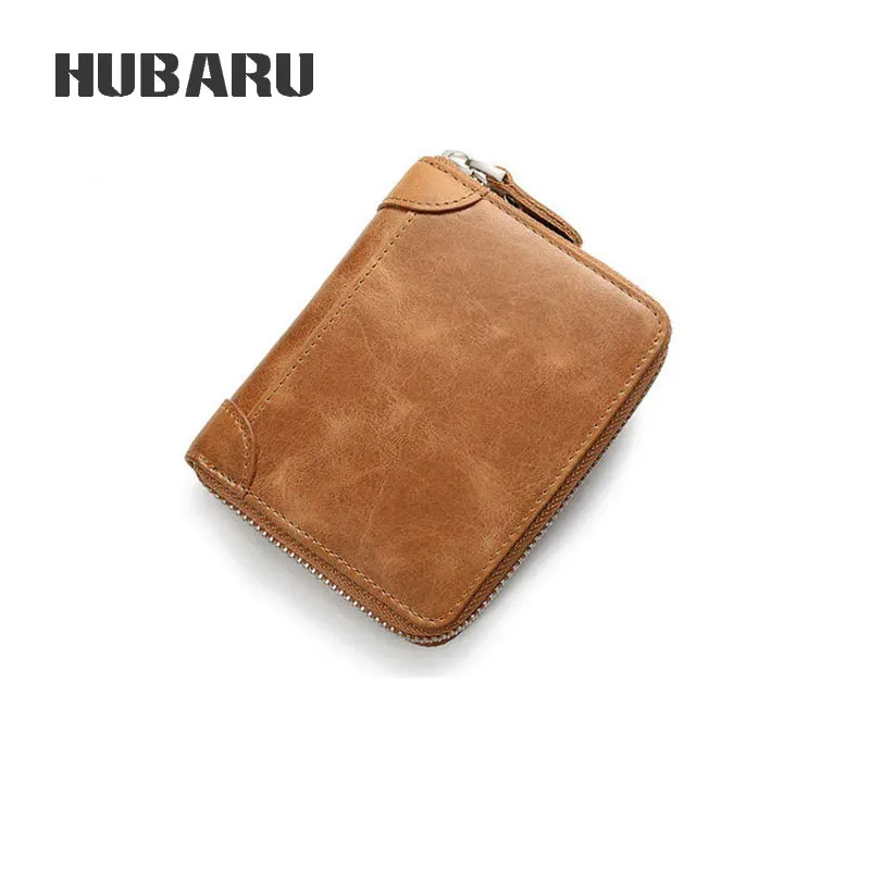 HUBARU 100% Genuine Leather Men Wallet Oil Waxing Leather Vintage Bifold Wallet Zip Coin Pocket Purse Card Holder Wallet Fashion
HUBARU 100% Genuine Leather Men Wallet Oil Waxing Leather Vintage Bifold Wallet Zip Coin Pocket Purse Card Holder Wallet Fashion