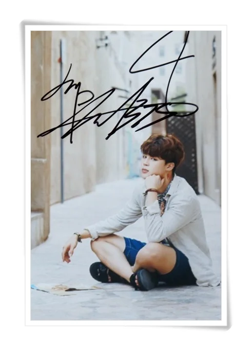 Bangtan Boys Jimin autographed photo Summer Trip signed photo 10*15cm 4*6inches freeshipping new korean 09.2016
Bangtan Boys Jimin autographed photo Summer Trip signed photo 10*15cm 4*6inches freeshipping new korean 09.2016
