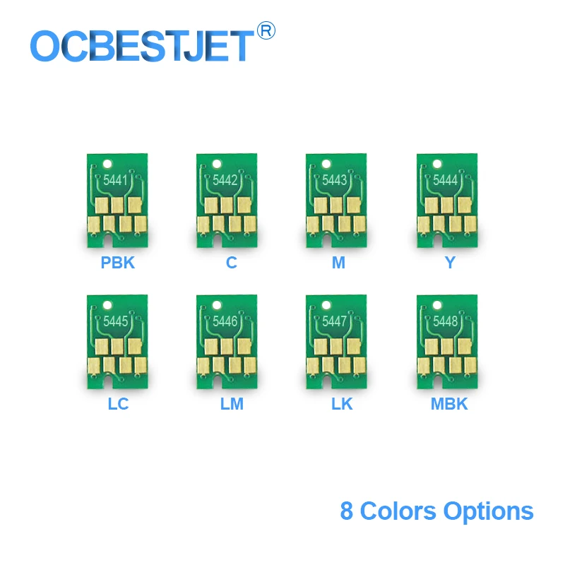 T5441-T5448 T5441 Ink Cartridge Chip Permanent Chip ARC Chip For Epson Stylus Pro 4000 4400 7600 9600 Printer (8 Colors Options)
T5441-T5448 T5441 Ink Cartridge Chip Permanent Chip ARC Chip For Epson Stylus Pro 4000 4400 7600 9600 Printer (8 Colors Options)