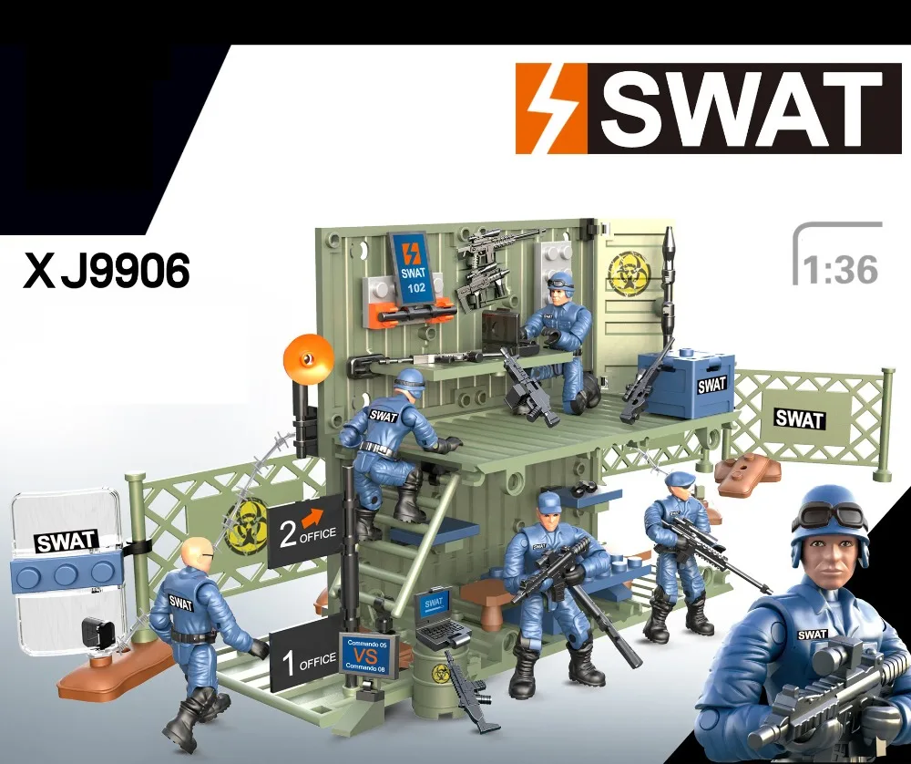 Modern military 4in1 Anti-terrorism Command Center scene sarmy action figures building block swat mega bricks toys for boys gift
Modern military 4in1 Anti-terrorism Command Center scene sarmy action figures building block swat mega bricks toys for boys gift
