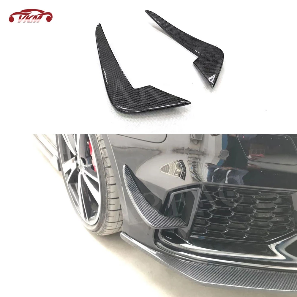Carbon Fiber Car Front Bumper Foglamp Air Knife Fin Shark Winglets For Audi A3 RS3 Sedan 4 Door 2018 UP
Carbon Fiber Car Front Bumper Foglamp Air Knife Fin Shark Winglets For Audi A3 RS3 Sedan 4 Door 2018 UP
