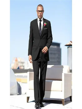 Hot New Hot Sale Flat Cotton Smoking Custom Tuxedos For Men Wedding Suits For 2 Pieces Notched Lapel Groom (jacket+pants)
Hot New Hot Sale Flat Cotton Smoking Custom Tuxedos For Men Wedding Suits For 2 Pieces Notched Lapel Groom (jacket+pants)