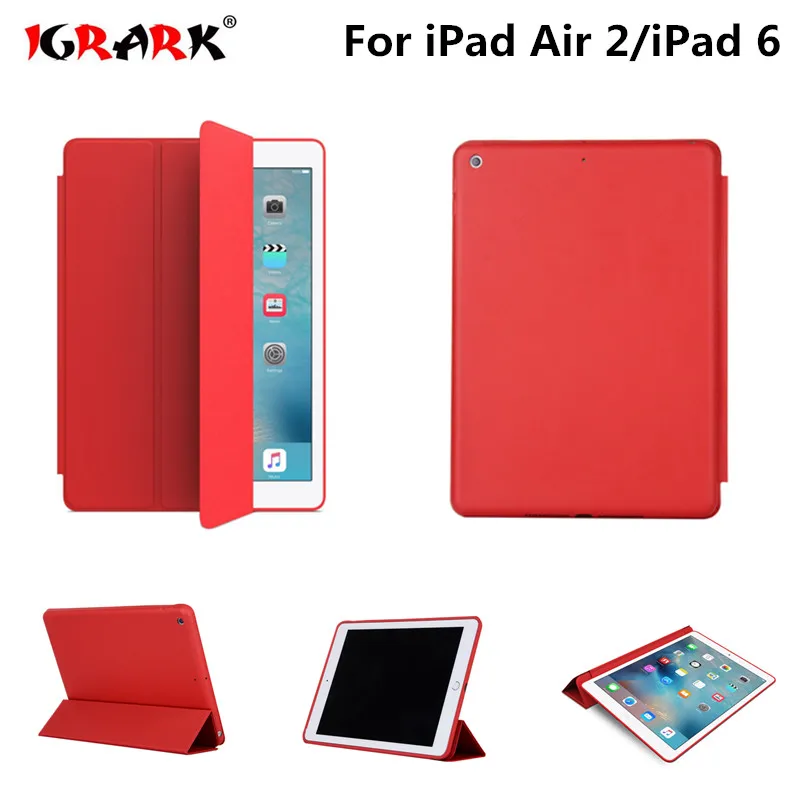 IGRARK Original 1:1 PU Leather Case Smart Cover For iPad Air 2 Case Auto Sleep / Wake Cover Protective Shell A1566 / A1567
IGRARK Original 1:1 PU Leather Case Smart Cover For iPad Air 2 Case Auto Sleep / Wake Cover Protective Shell A1566 / A1567