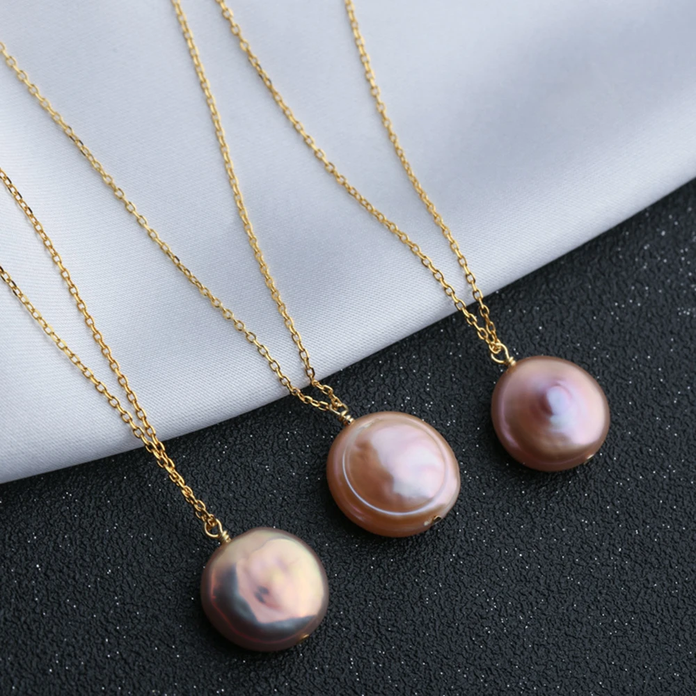 14k Gold Clavicle Chain in 925 Sterling Silver Jewelry Pink Purple Nature Freshwater Pearls Round Pendant Baroque Pearl Necklace
14k Gold Clavicle Chain in 925 Sterling Silver Jewelry Pink Purple Nature Freshwater Pearls Round Pendant Baroque Pearl Necklace