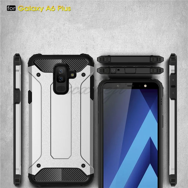 For Samsung Galaxy A6 A6 Plus Diamond Armor Shockproof Hybird Hard and durable rubber sleeve Capa For Galaxy A6 A6 Plus Cover
For Samsung Galaxy A6 A6 Plus Diamond Armor Shockproof Hybird Hard and durable rubber sleeve Capa For Galaxy A6 A6 Plus Cover