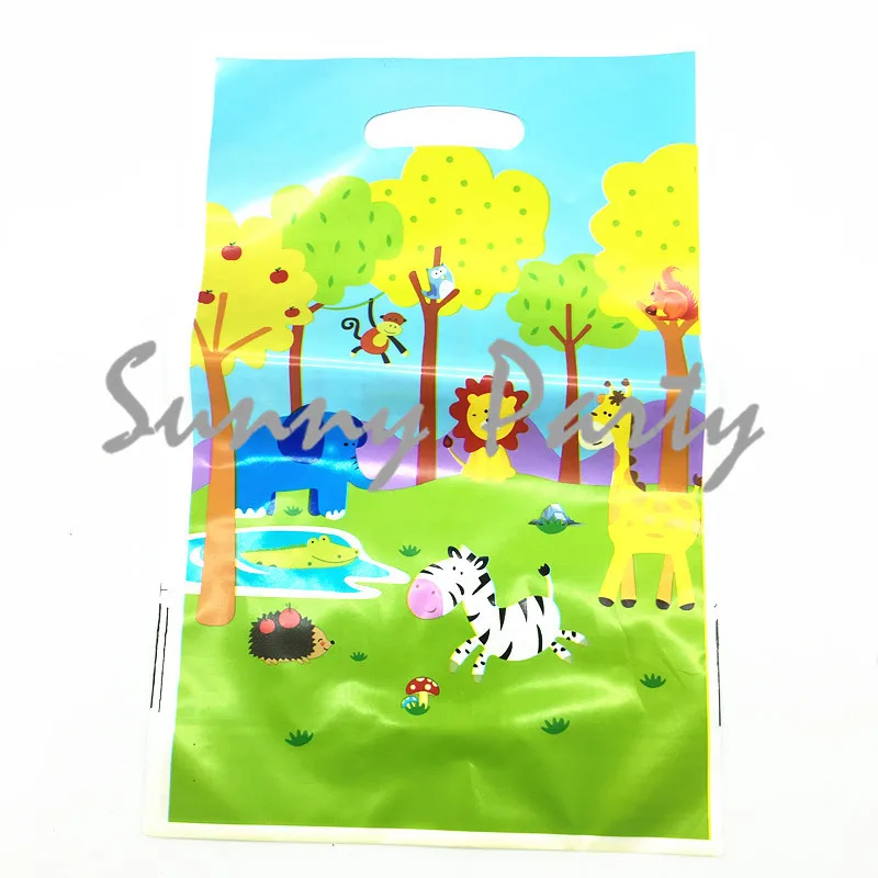 10pcs/lot Jungle Animals Cartoon Theme Party Plastic Gift Bag Kids Baby Shower Birthday Gift Bag Party Decorations Supplies
10pcs/lot Jungle Animals Cartoon Theme Party Plastic Gift Bag Kids Baby Shower Birthday Gift Bag Party Decorations Supplies