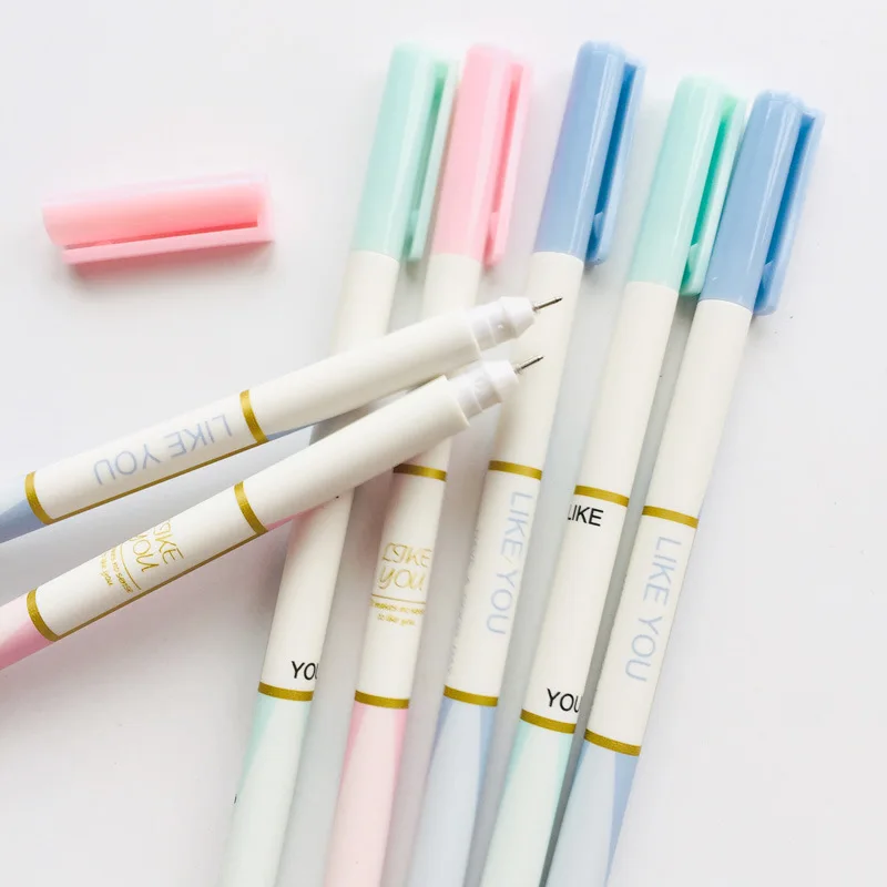 3 pcs/lot Simple Fashionable Thin Gel Pen Signature Pen Escolar Papelaria School Office Supply Promotional Gift
3 pcs/lot Simple Fashionable Thin Gel Pen Signature Pen Escolar Papelaria School Office Supply Promotional Gift