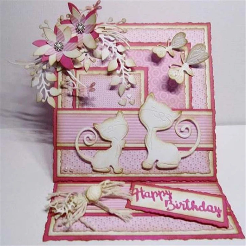 Naifumodo 1Pcs Metal Cutting Dies Scrapbooking for Weeding Card Making DIY Embossing Cuts New Craft Love Couple Cats Flowers Set
Naifumodo 1Pcs Metal Cutting Dies Scrapbooking for Weeding Card Making DIY Embossing Cuts New Craft Love Couple Cats Flowers Set