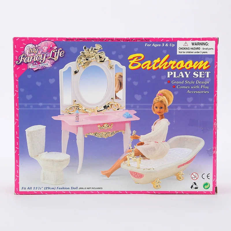 case for barbie bathroom furniture accessories Doll Gift Set girl children toys children play house simulation suite bath toy
case for barbie bathroom furniture accessories Doll Gift Set girl children toys children play house simulation suite bath toy