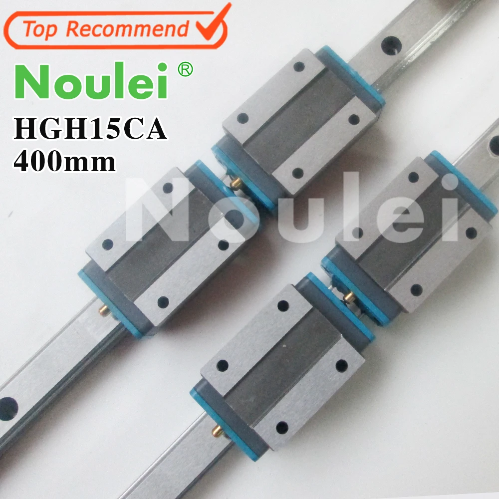 Noulei HGH15CA linear guide block 4pcs with HGR15 rail 400mm for z axis CNC parts DIY HGH15 High quality
Noulei HGH15CA linear guide block 4pcs with HGR15 rail 400mm for z axis CNC parts DIY HGH15 High quality