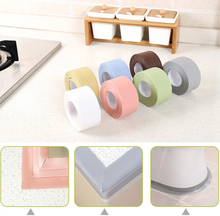 Self Adhesive Kitchen Ceramic Sticker Waterproof Anti-moisture PVC Sticker Bathroom Wall Corner Line Sink Stickers 3.8*320cm
Self Adhesive Kitchen Ceramic Sticker Waterproof Anti-moisture PVC Sticker Bathroom Wall Corner Line Sink Stickers 3.8*320cm