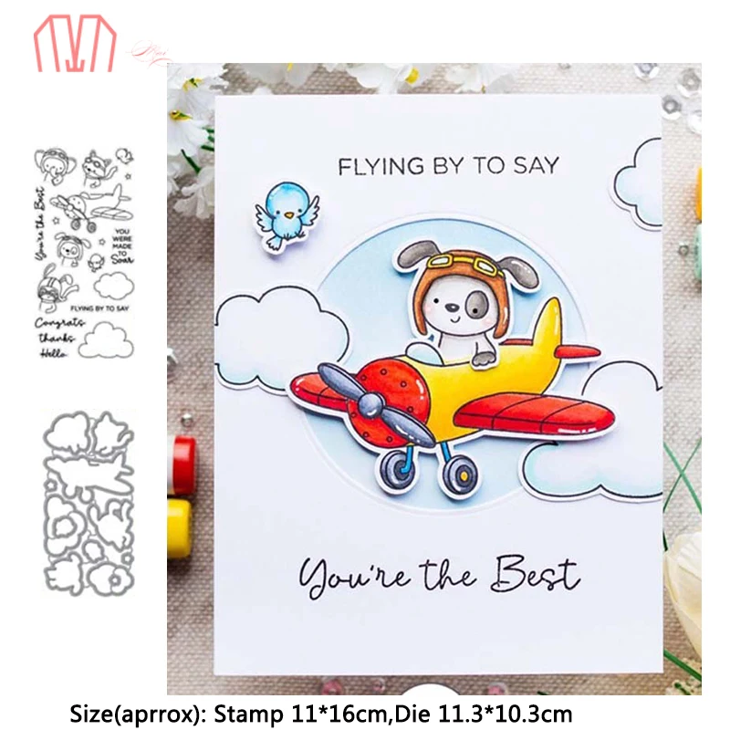 Mai Animal Airplane Metal Cutting Dies Stencils Cear Stamp for DIY Scrapbooking photo album Decorative Embossing DIY Paper Cards
Mai Animal Airplane Metal Cutting Dies Stencils Cear Stamp for DIY Scrapbooking photo album Decorative Embossing DIY Paper Cards