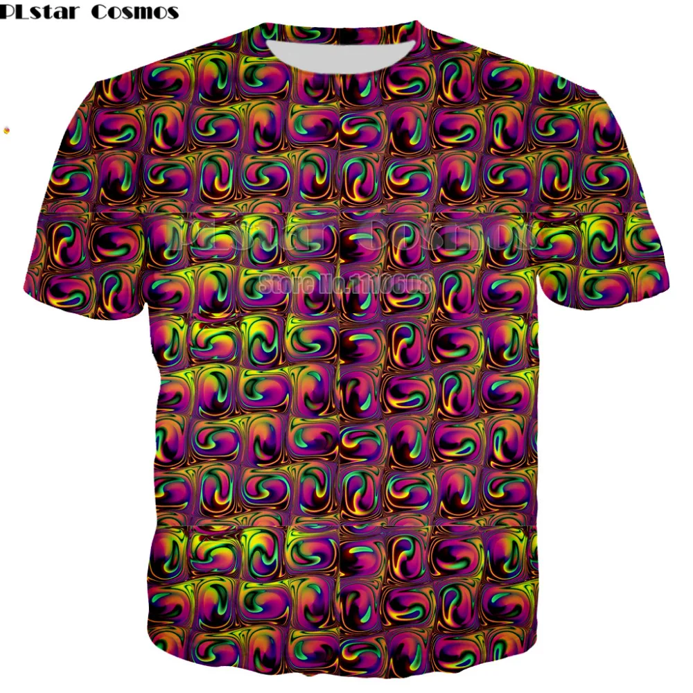 PLstar Cosmos 2018 Summer new Style Flashbacks T-Shirt colorful psychedelic 3D print Women/Men t shirt hip hop casual tees tops
PLstar Cosmos 2018 Summer new Style Flashbacks T-Shirt colorful psychedelic 3D print Women/Men t shirt hip hop casual tees tops