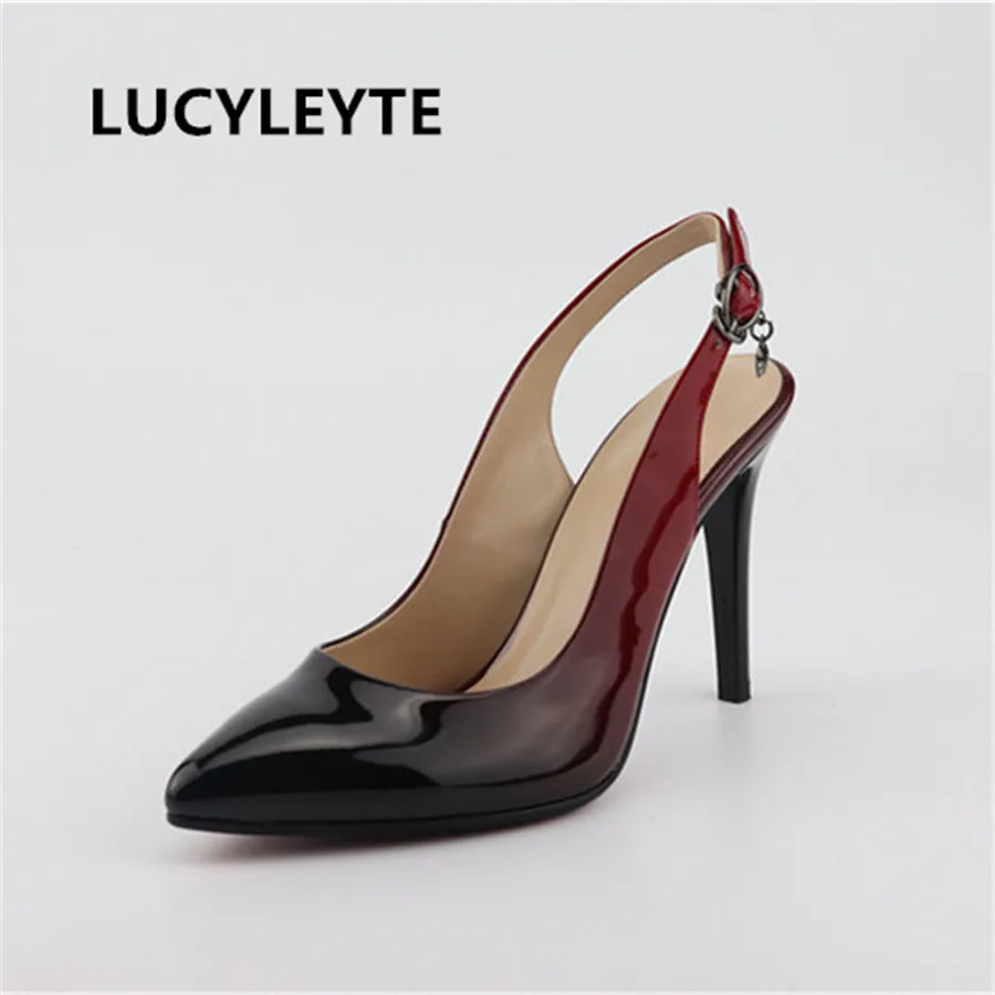 LUCYLEYTE Sexy Women Pumps Shoes Thin Heels Woman Party Shoes Brand Plus Size Pointed Toe Ankle Strap Single Female Pumps
LUCYLEYTE Sexy Women Pumps Shoes Thin Heels Woman Party Shoes Brand Plus Size Pointed Toe Ankle Strap Single Female Pumps