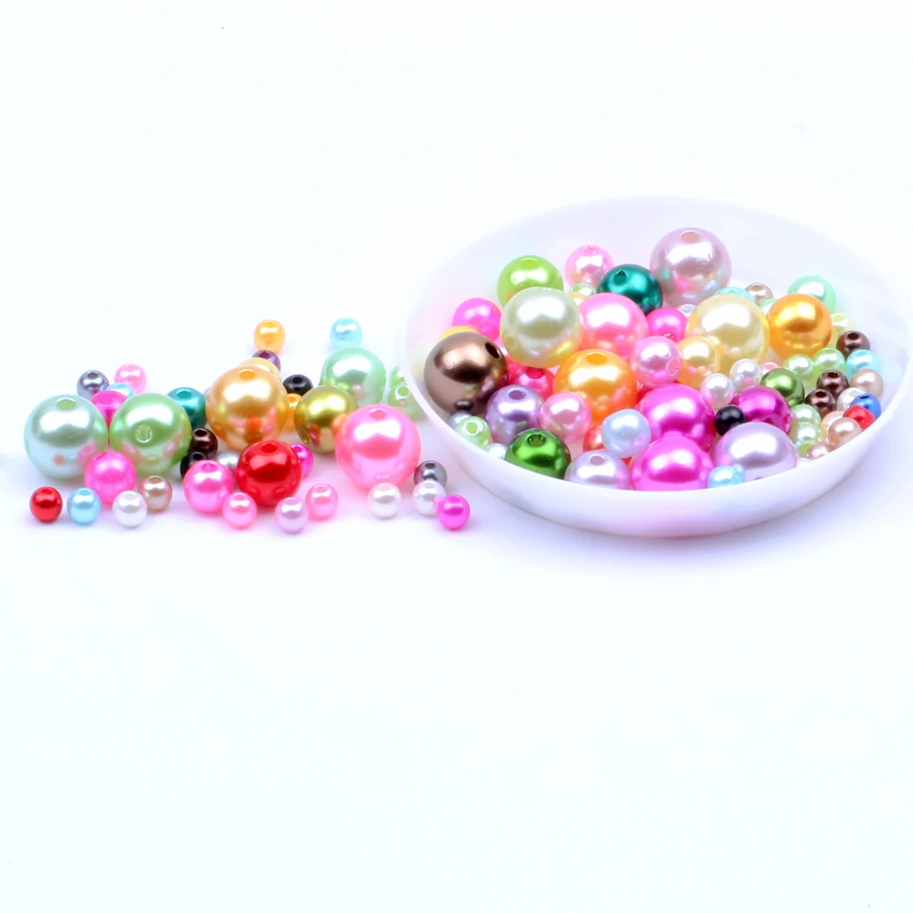 4-10MM Mixed Size 300pcs/lot Multicolor Round With Hole Imitation Pearl Beads smooth Spacer Loose Beads for DIY Jewelry Making
4-10MM Mixed Size 300pcs/lot Multicolor Round With Hole Imitation Pearl Beads smooth Spacer Loose Beads for DIY Jewelry Making