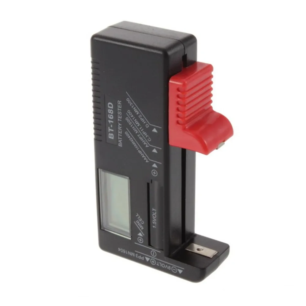 TLXC Battery Tester Digital Battery Capacity Tester Check Power Level for 1.5V and 9V Batteries With LED Tester Checking Tool
TLXC Battery Tester Digital Battery Capacity Tester Check Power Level for 1.5V and 9V Batteries With LED Tester Checking Tool