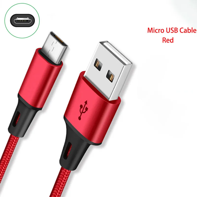 Micro USB Cable Fast Charger Metal Nylon Braided Data Line 100CM For Xiaomi 4 Redmi 5 plus note 3 4 X 5 pro 5A 4A 2S 3S LG G3 G4
Micro USB Cable Fast Charger Metal Nylon Braided Data Line 100CM For Xiaomi 4 Redmi 5 plus note 3 4 X 5 pro 5A 4A 2S 3S LG G3 G4