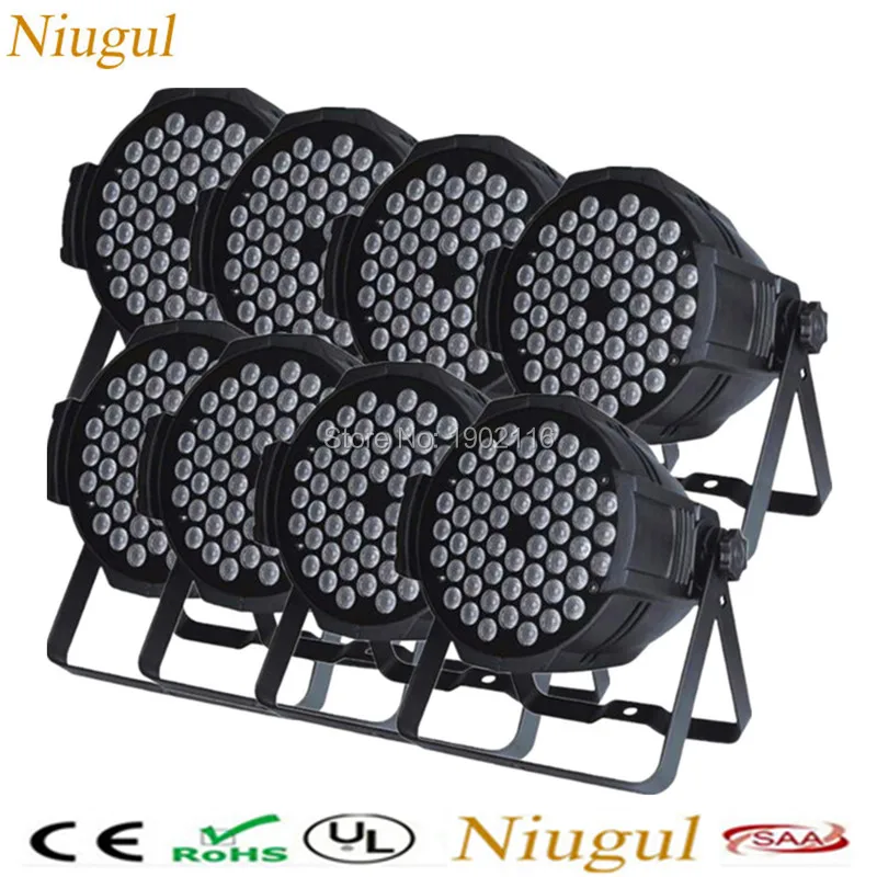8pcs/lot Hot DMX LED Par 54X3W RGBW Stage Par Light /Wash Dimming Strobe Lighting Effect Lights DJ Disco Club Light Good Quality
8pcs/lot Hot DMX LED Par 54X3W RGBW Stage Par Light /Wash Dimming Strobe Lighting Effect Lights DJ Disco Club Light Good Quality