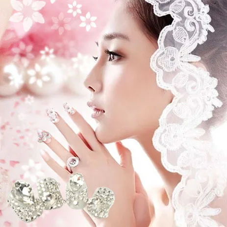 24pcs/set Bride Artificial 3D False Nails, Wedding French Diamond Finger Fake Nail Tips
24pcs/set Bride Artificial 3D False Nails, Wedding French Diamond Finger Fake Nail Tips