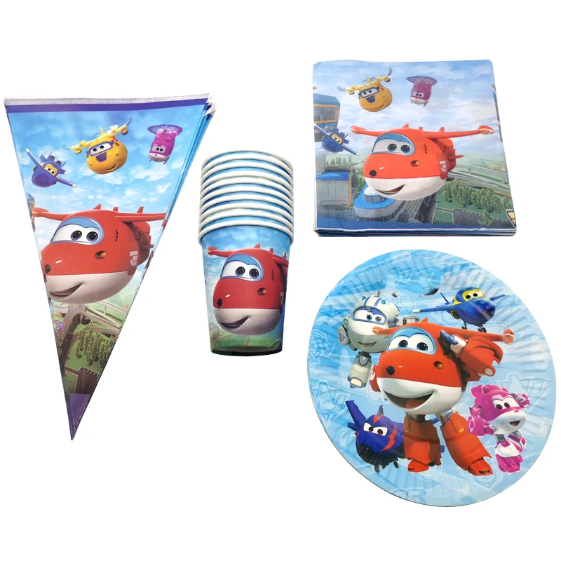 Superwings Tableware Set Boy Favors Napkins Superwings Theme Plates Baby Shower Banner Decorate Flags Birthday Party Cups 80PCS
Superwings Tableware Set Boy Favors Napkins Superwings Theme Plates Baby Shower Banner Decorate Flags Birthday Party Cups 80PCS