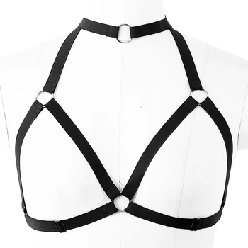 Body Harness Lingerie for women's Lingerie Adjust O-ring Chest Cage Bra Hollow Out Goth Sexy Halloween Dance Festival Rave Wear
Body Harness Lingerie for women's Lingerie Adjust O-ring Chest Cage Bra Hollow Out Goth Sexy Halloween Dance Festival Rave Wear