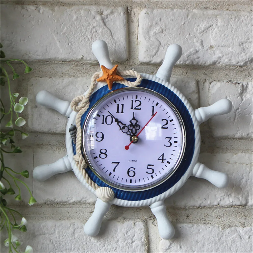Mediterranean-Style Wood Round Wall Clock Retro Large Wall Clock Anchor Saat Needle Home Decoration Hanging Clock
Mediterranean-Style Wood Round Wall Clock Retro Large Wall Clock Anchor Saat Needle Home Decoration Hanging Clock