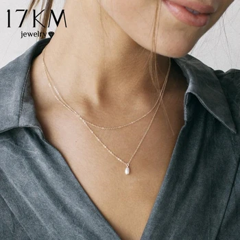 17KM Shell Pearl Chokers Necklaces For Women Gold Sliver Fashion Multi layer Long Necklaces & Pendants Bijoux Bohemian Jewelry
17KM Shell Pearl Chokers Necklaces For Women Gold Sliver Fashion Multi layer Long Necklaces & Pendants Bijoux Bohemian Jewelry