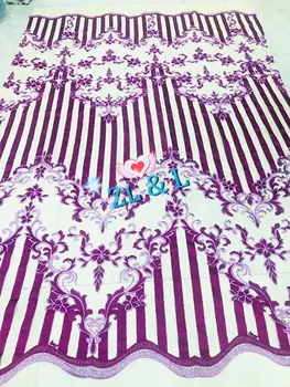 Purple mesh embroidered ZLL-60205 for evening dresses ladies clothing Nigeria lace fabric African tulle French mesh 5 yards
Purple mesh embroidered ZLL-60205 for evening dresses ladies clothing Nigeria lace fabric African tulle French mesh 5 yards