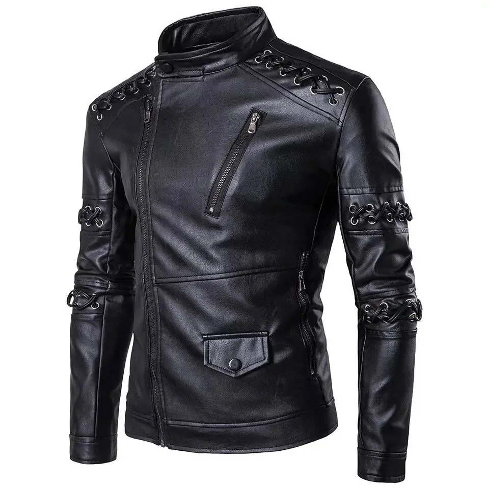 Jacket PU Men Jacket Coat Biker Jacket Faux Leather Jacket Men Casual Thick Zip Up Winter Motorcycle Coat
Jacket PU Men Jacket Coat Biker Jacket Faux Leather Jacket Men Casual Thick Zip Up Winter Motorcycle Coat