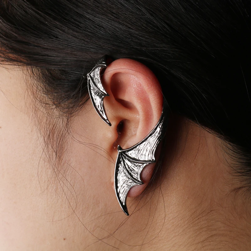 2 Pcs Bat Shaped Ear Clip Bat Wings Ear Cuff Clip On Earrings Choker Bat Earring For Women Adjustable Dangler Clip Earrings
2 Pcs Bat Shaped Ear Clip Bat Wings Ear Cuff Clip On Earrings Choker Bat Earring For Women Adjustable Dangler Clip Earrings