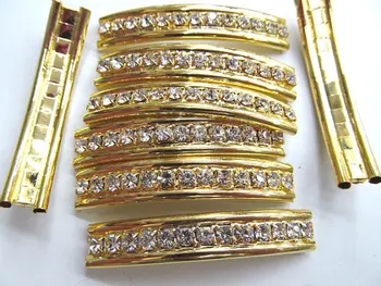 Black Friday Sales high quality 50mmx10mm 20pcs rhinestone metal spacer bar charm jewelry bead--2 holes
Black Friday Sales high quality 50mmx10mm 20pcs rhinestone metal spacer bar charm jewelry bead--2 holes