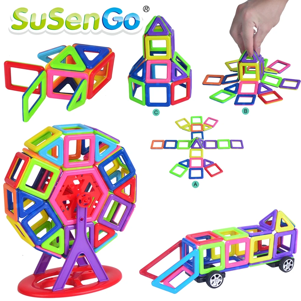 SuSenGo 42/78/104 Pcs Mini Colorful Magnetic Designer Kits 3D Building Blocks Toy DIY Educational Kids Toys For Children Toddler
SuSenGo 42/78/104 Pcs Mini Colorful Magnetic Designer Kits 3D Building Blocks Toy DIY Educational Kids Toys For Children Toddler