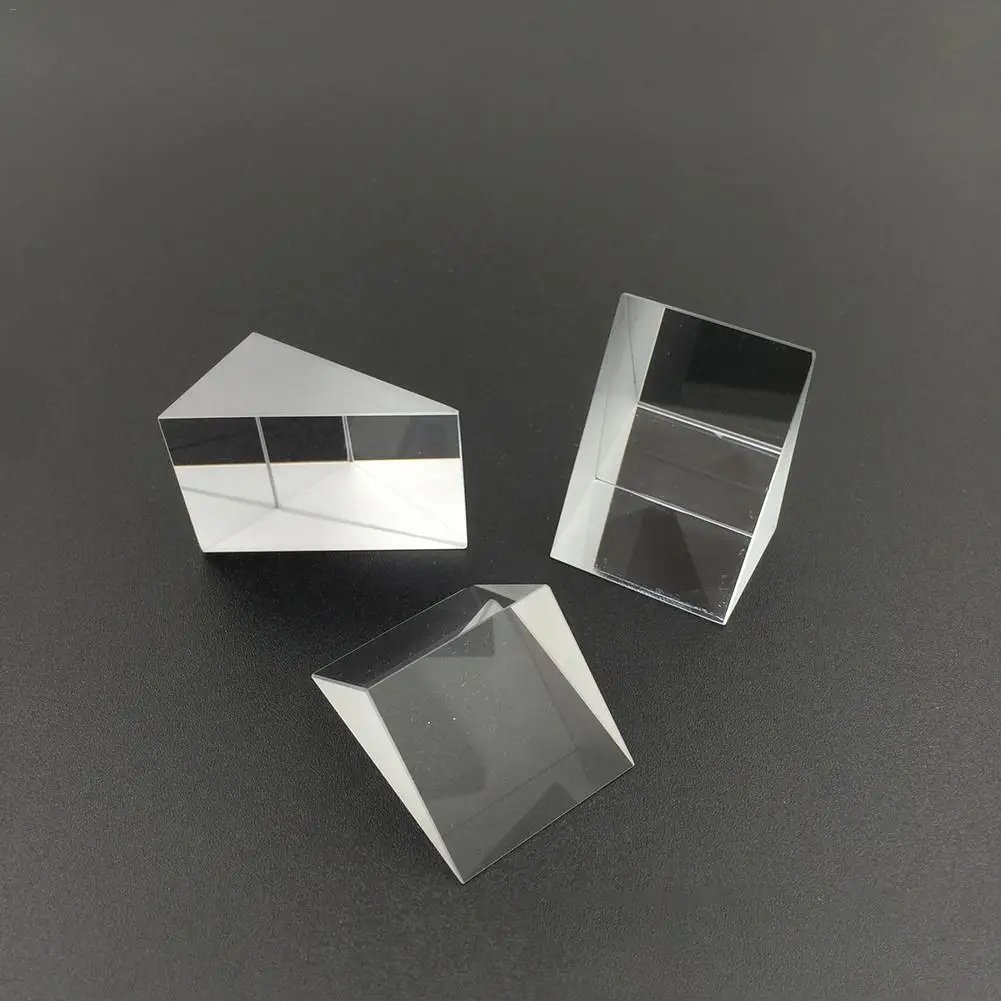 10mm x 10mm x 10m Optical Glass Triangular Prisms Right Angle Isosceles Prisms Lens Optical K9 Glass Material Testing Instrument
10mm x 10mm x 10m Optical Glass Triangular Prisms Right Angle Isosceles Prisms Lens Optical K9 Glass Material Testing Instrument