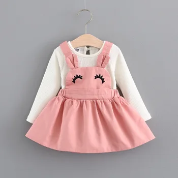 Fall New Korean Girl Dress Kids Cute Eyelashes Curved Rabbit Ears Dresses Children's Clothing 0-3 Years Wholesale
Fall New Korean Girl Dress Kids Cute Eyelashes Curved Rabbit Ears Dresses Children's Clothing 0-3 Years Wholesale