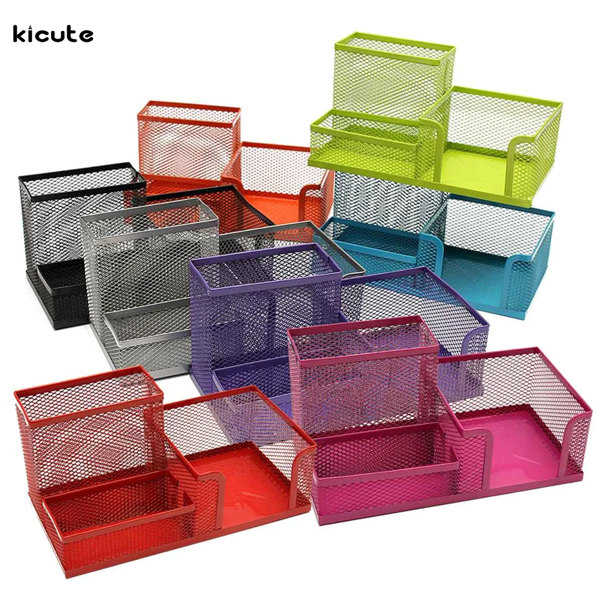 Top Quality Multifunctional Metal Pen Holder Mesh Pencils Desk Desktop Storage Organizer Box Three Slots Home Office Stationery
Top Quality Multifunctional Metal Pen Holder Mesh Pencils Desk Desktop Storage Organizer Box Three Slots Home Office Stationery