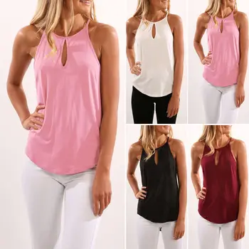 2020 Summer Gothic Women Halter Solid Camis Femme Hip Hop Streetwear Casual Tee Top Sleeveless Women Camis Mujer Ropa
2020 Summer Gothic Women Halter Solid Camis Femme Hip Hop Streetwear Casual Tee Top Sleeveless Women Camis Mujer Ropa