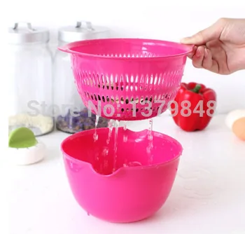 Multi-purpose mini double layer drain basket for water washing fruit and vegetables
Multi-purpose mini double layer drain basket for water washing fruit and vegetables